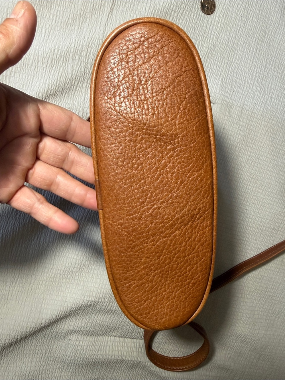 COACH 4918 MADE IN USA 🇺🇸 Classic COGNAC Leather Crossbody Bag - Picture 12 of 17